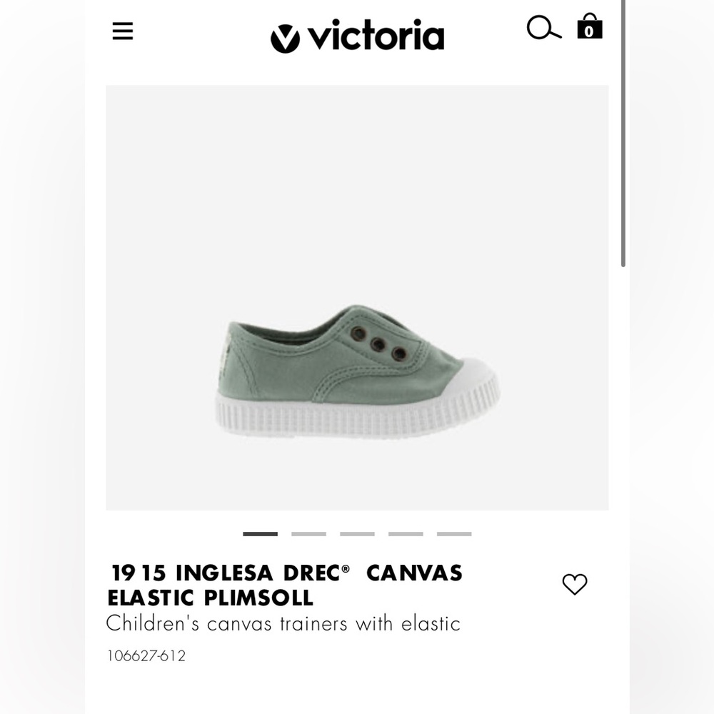 Victoria toddler sneakers size 22